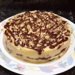 Biscuit Cake with vanilla
