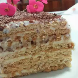 Flourless Cake with Biscuits