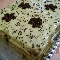 Biscuit Cake with milk