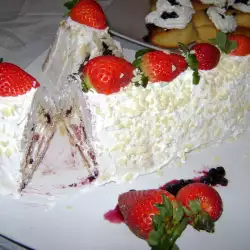 Flourless Dessert with Cream