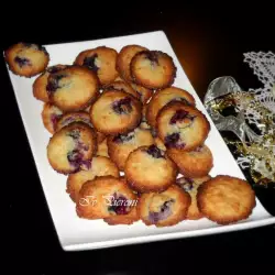 Blueberry, Coconut and Vanilla Cookies