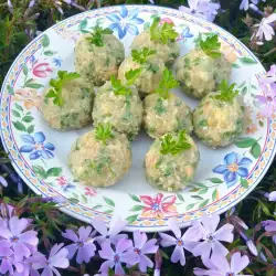 Bean Balls Appetizer with Butter and Parsley