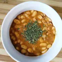 Bean Soup with mint