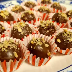 Chocolate Candies with Marzipan