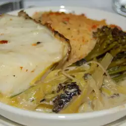 Baked Fish with asparagus