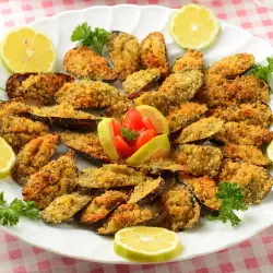 Breaded Mussels with Wine