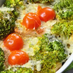Sour Cream Dish with Broccoli