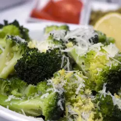 Oven-Baked Broccoli with Parmesan