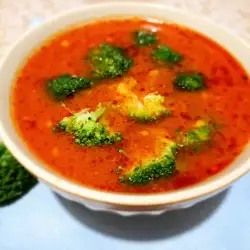 Summer Soup with Broccoli
