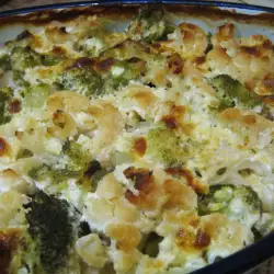 Chicken with Cauliflower and Broccoli