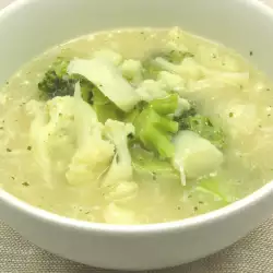Cauliflower with Vegetable Broth