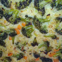 Oven Baked Rice with broccoli
