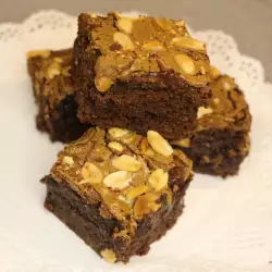 Chocolate Pastry with peanuts