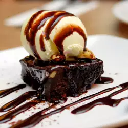 Chocolate Pastry with vanilla