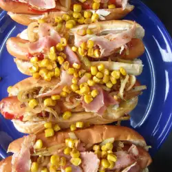 Hot Dog with mustard