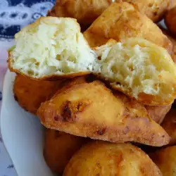 Fritters with Feta Cheese and Flour