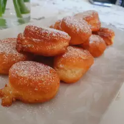 Fritters with brandy