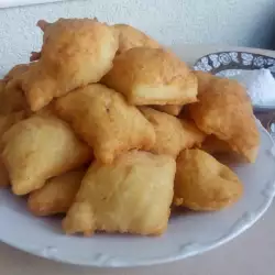 Fritters with baking soda