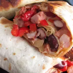 Burrito Chimichanga with Chicken