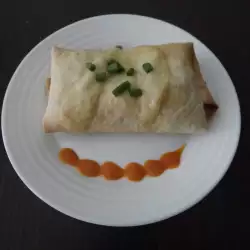 Burritos with coriander