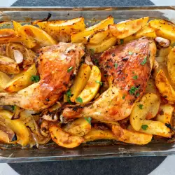 Chicken and Potatoes with Onions