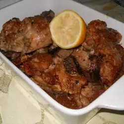 Chicken Legs with Parmesan and White Wine