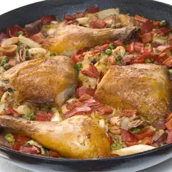 Roast Chicken with peppers