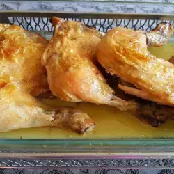 Roasted Chicken Legs with Onions