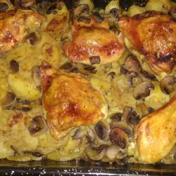 Chicken with Mushrooms and Beer