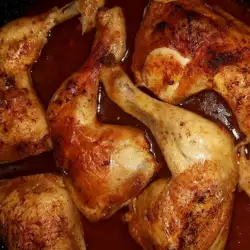 Oven-Baked Drumsticks with Peppers