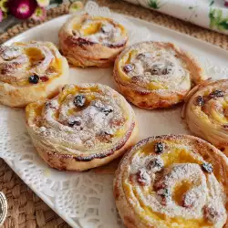 Tasty Puff Pastry Snails