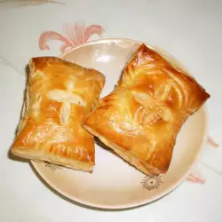 Puff Pastry Rolls with processed cheese