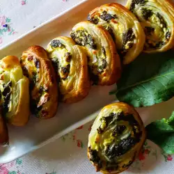 Puff Pastry Snails with Eggs