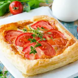 Puff Pastry Rolls with peppers