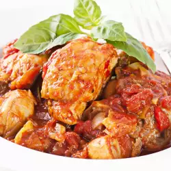 Chicken with Mushrooms and Tomatoes