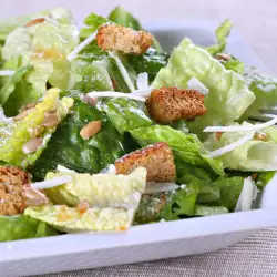 Caesar Salad with olive oil