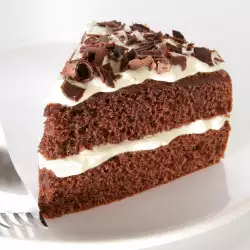 Chocolate Cake with white chocolate