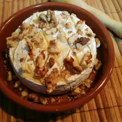 Camembert with Honey and Walnuts