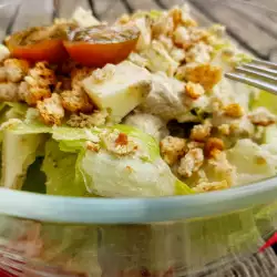 Caesar Salad with olives