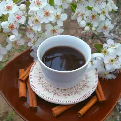 Tea with cinnamon