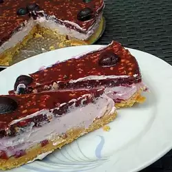 Cottage Cheese and Cherry Cheesecake