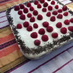 No-Bake Pastry with Raspberries