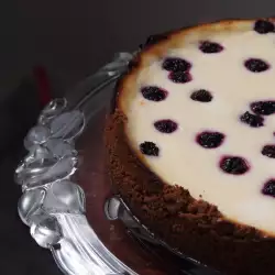 Baked Cheesecake with Cream