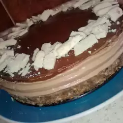 Sour Cream Cheesecake with Chocolate