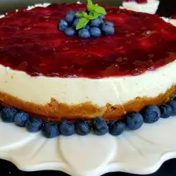 Mascarpone Cheesecake with Jam