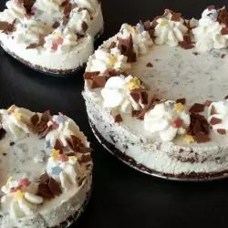 Cheesecake with vanilla
