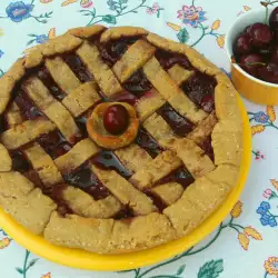 Cherry Pie with Brown Sugar