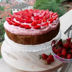 Cherry Dessert and Strawberries