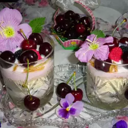 Trifle with liqueur