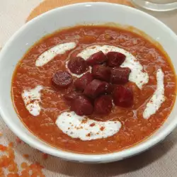 Red Lentils with Chorizo